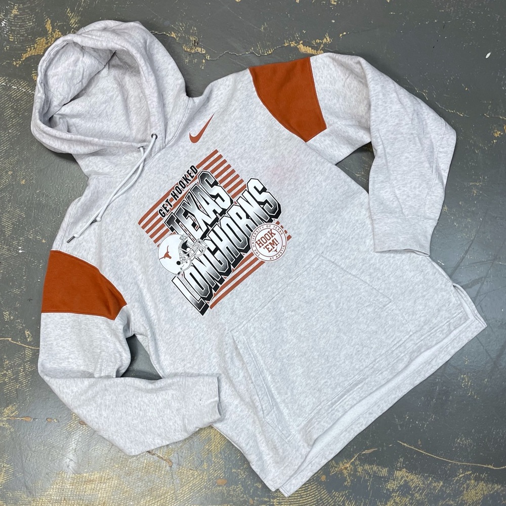 Nike Texas Longhorns Basketball AV8725-051 Small Grey Orange Kevin Durant Elite